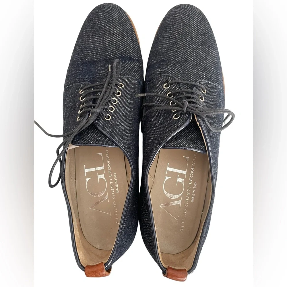 AGL ATTILIO GIUSTI LEOMRRUNI Italy Loafer High fashion euro 37 US 6.5 EUC